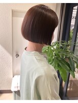 オーシャン(Ocean)&nbsp;［Ocean Hair&Life 水田成美］柔らかアースカラー＆ぶつ切りボブ