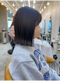 結べる切りっぱなしボブ【久保田夢美】横浜ショコラアッシュ