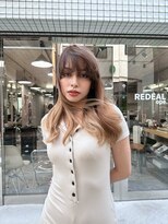 レディアル 渋谷(REDEAL)&nbsp;ワンホンヘア/韓国ヘア/前髪[レイヤーカット/渋谷]