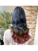 アメーテール アーム(a.meteru)&nbsp;推しカラー×ネイビーブルー