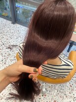 ボタン シブヤ(VOTAN SHIBUYA) 赤髪/ワインレッド/韓国ヘア/渋谷/レイヤー/顔まわり