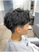 guest snap リバースショート×ツイストスパイラルパーマ