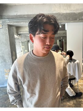 ハマモト センター分けショート