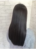 姫カットシアーカラーダークアッシュ縮毛矯正美髪矯正所沢練馬