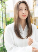 かきあげ前髪抜け感ヘア…小顔流れるレイヤーh3志木20代30代40代