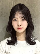 ユニコ(unico)&nbsp;韓国風/レイヤー/小顔/前髪カット/髪質改善/グレージュ/透明感