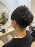 【沖田限定［メンズ限定］】カット＋白髪染め  ￥13500→￥10500