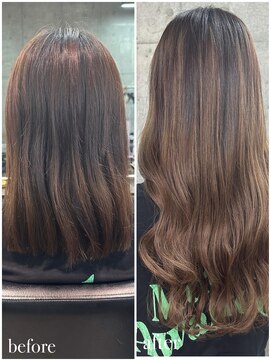 ラス トーキョー(LAS TOKYO) ブラウン/シールエクステ