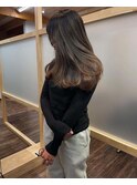 大人バレイヤージュ/レイヤーカット