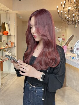 ソワンドブレスセルン 心斎橋(soin de brace cerne) ピンク/レイヤー/ダブルカラー/ブリーチ/髪質改善/心斎橋/本町