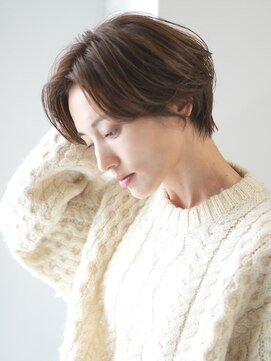 インセプション 銀座(INCEPTION) 前下がりショート・ボブ/パーマ/前髪なし/30代/40代/50代/長め