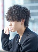 【alpha 新宿】マッシュ×シャドウパーマ