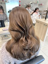 アッシュ 高幡不動店(Ash) 韓国ヘア髪質改善ブリーチなしダブルカラーアッシュベージュ