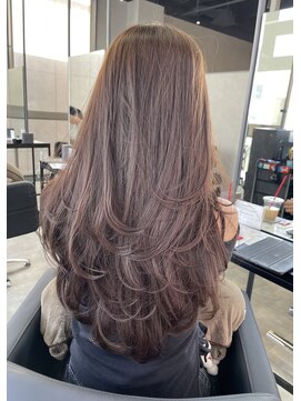 シエンゴールド(CIEN gold) ブラウンカラー/レイヤーカット/韓国レイヤー#浜松駅#カラー