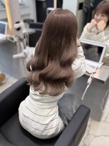 ラピス 福岡天神店(Lapis)&nbsp;ミルクティーグレージュ×エクステ80枚