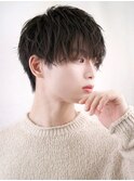 爽やかラウンドマッシュ【緩め無造作パーマ】