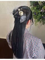 ヘアーズ ラブリージョブリー(hair's Lovely Jubbly) 【前田】カチモリハーフアップ