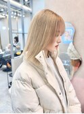 ホワイトブロンド/イメチェンヘアスタイル/美髪のススメ
