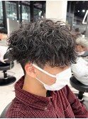 シャドウパーマメンズカットスパイラルパーマツイスパ波巻き