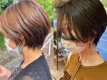 大人女性に似合うナチュラルショートで好印象ヘア♪