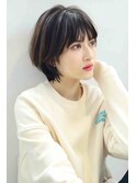 短すぎない小顔ショート