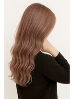 ウル(ulu)&nbsp;名東区　ピンクベージュカラー　透明感カラー　レイヤー