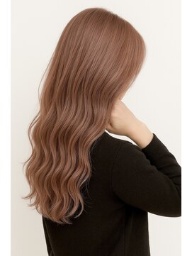 ウル(ulu) 名東区　ピンクベージュカラー　透明感カラー　レイヤー