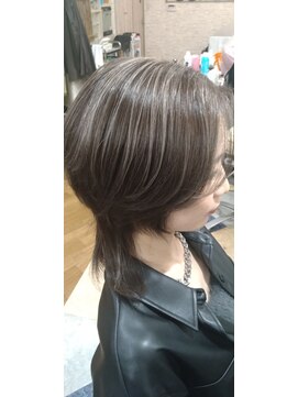 美容室クリップアイ(Clip I) 白髪ぼかしハイライト