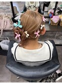 ヘアセット/アレンジ/巻きおろし/イベント/結婚式