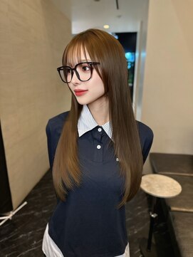 シェノン バイ アランスミシー 表参道(CHAINON by Alan smithee) 表参道/クラゲヘアー/オリーブグレー/小顔/ココアベージュ/渋谷