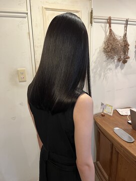 艶髪×ダークグレージュ