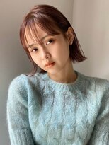 ヌエラ(nuella.) salmon pink × bob