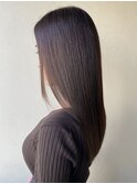 ラテグレージュ×艶髪ストレート