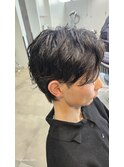 毎朝のセットをしやすくフェザーパーマ