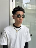 オールバックスタイル