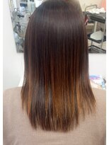 ヘアーサロンアンク(hair salon anc)&nbsp;半年ぶりのケラフェクトストレート