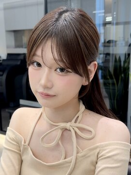 アビー(ABBEY3) 顔周りカット小顔カット韓国ヘアくびれヘア フェイスレイヤー