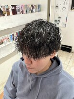ヘアースペースブルーム リアン 岡町店(HAIR SPACE BLOOM Lien) 岡町/メンズパーマ/縦落ちツイストスパイラル