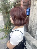 エミュ 天文館店(eMu)&nbsp;ゆるふわボブ×ラベンダーピンク