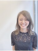 ブリーチ+外国人風カラー