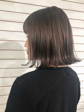 ビーヘアサロン(Beee hair salon) 【渋谷エクステ・カラーBeee/安部 郁美】外ハネグレージュ