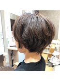 jour スタイリスト今嶋　丸みのあるコンパクトなショート