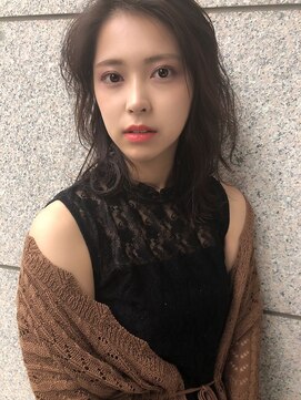 ワンインチ(1 inch) 【石鉢洋太】アッシュブラウン/かきあげ/ミディアム