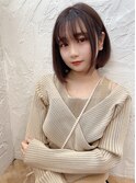 CAMON.    　キレイめ可愛いぱっつんボブ