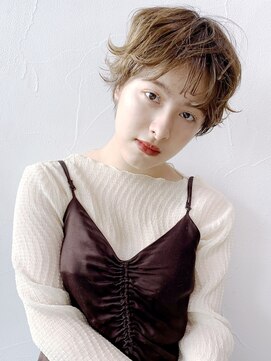 アイティー バイ アルバム 中野店(IT by ALBUM) ニュアンスパーマ_エアリーミディショートパーマ_8294