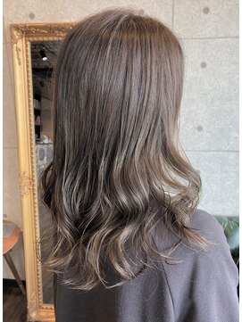ヘアサロン レゴリス 都城店(REGOLITH) 『 ハイライトデザイン☆グレージュカラー 透明感スタイル 』
