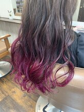 バレイヤージュグラデーションカラー☆