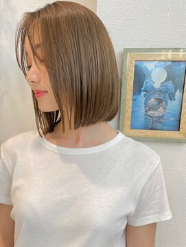 ロンドアベニール 北千住(Lond avenir) シルエットの大人かわいい外ハネボブ☆ダブルカラー