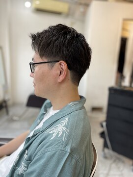 ソイクフ 高田馬場店(SOY-KUFU) MEN’S HAIR アッシュブラックマッシュパーマ