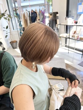 ヘアーアイスカルテット(HAIR ICI QUARTET) 20代30代40代大人可愛いアッシュグレージュダブルカラー美肌